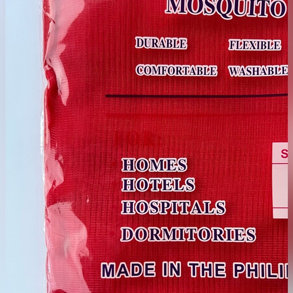 Red Kulambo (Mosquito Net) - Nylon - Family Extra Size - Picture 6 of 15